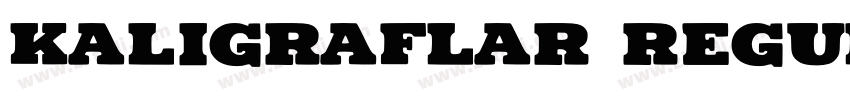 Kaligraflar Regular字体转换